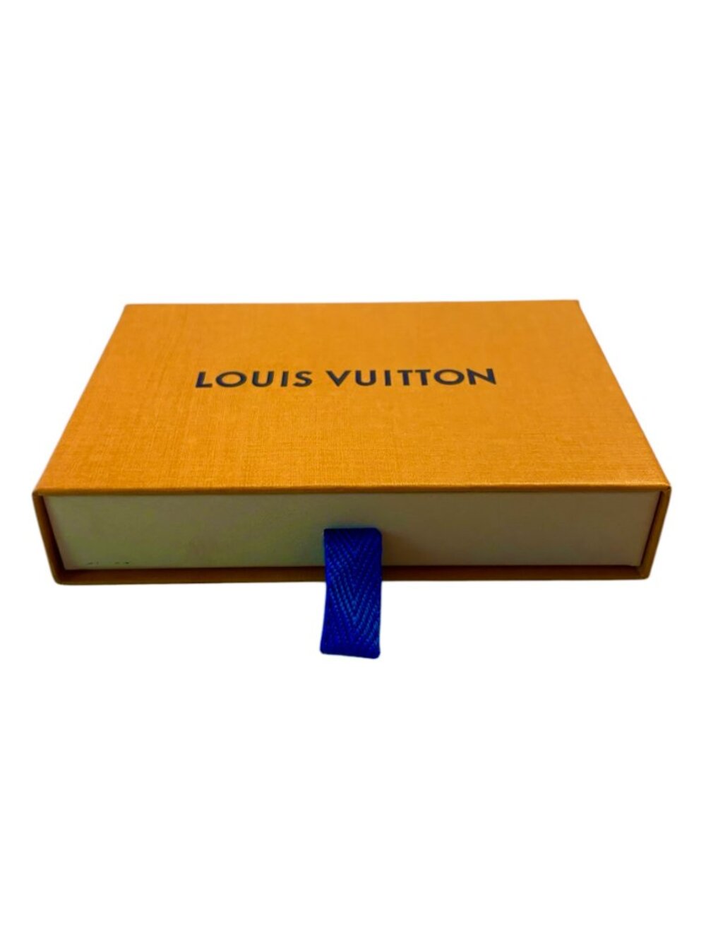AUTHENTIC LOUIS VUITTON Gift box Drawer style Luxury Presentation Orange Blue